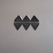 Сегмент Н.066.01 гладкий для косилки КСФ-2,1 с заклёпками. Комплект 6 шт.